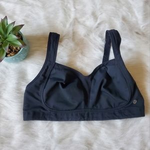 Lululemon Black AthleticHigh Impact Supportive Sports Bra.